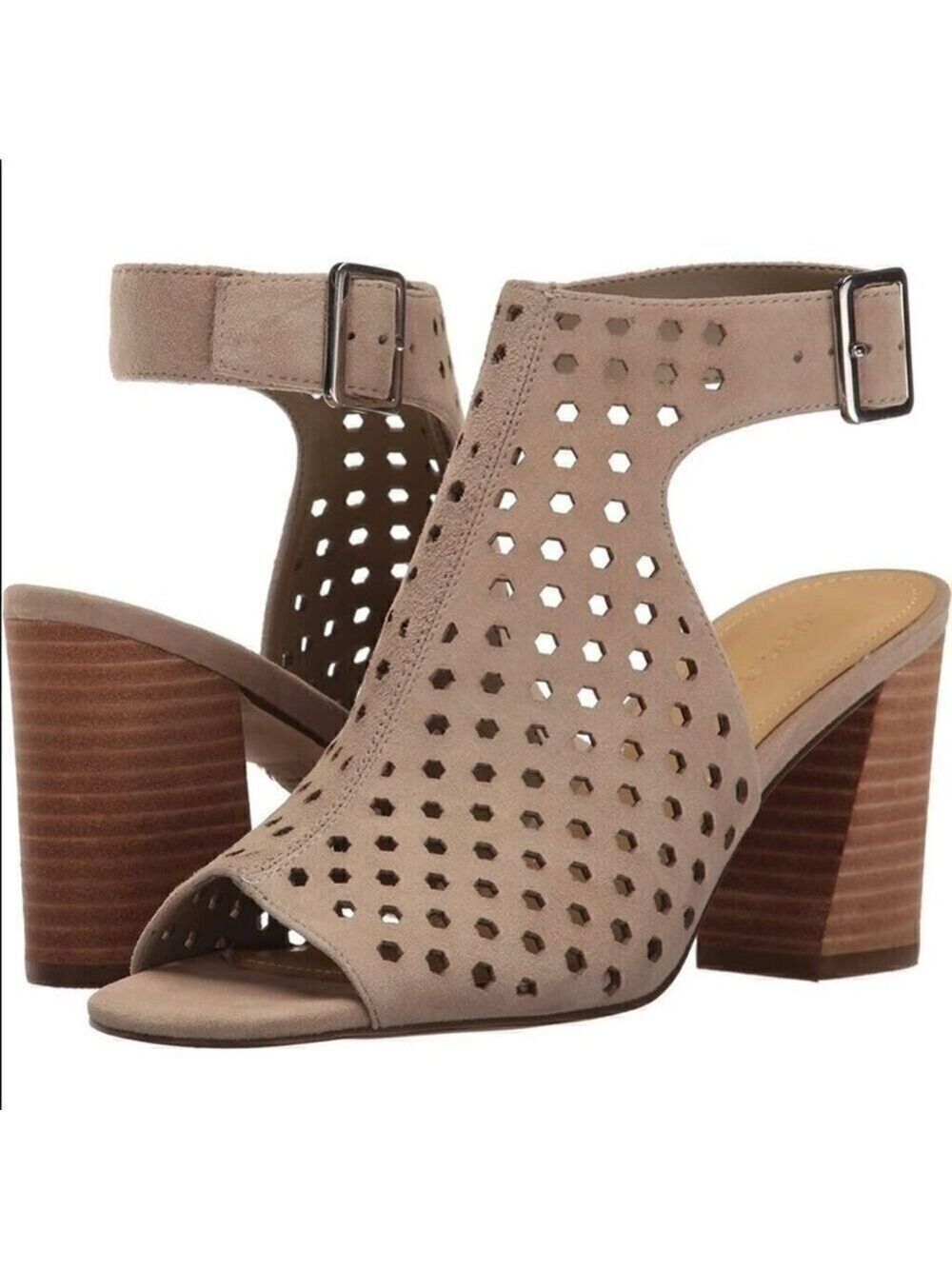 NWB Marc Fisher Berdie Taupe Suede Booties - Picture 2 of 7